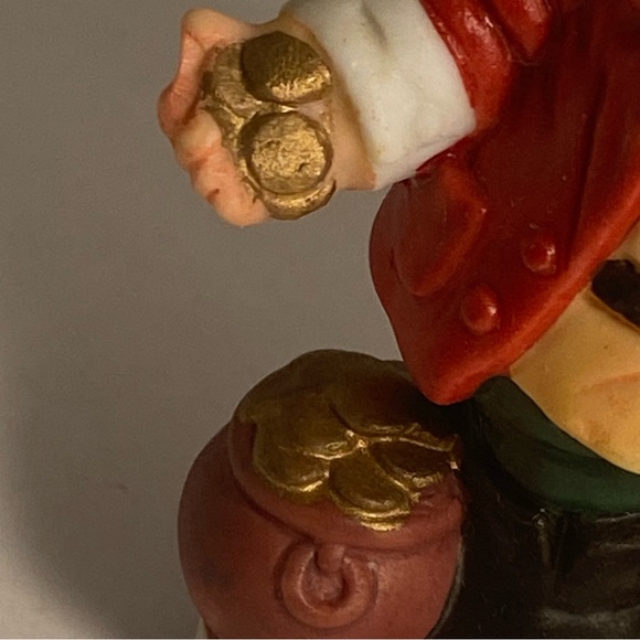 Vintage Santa Claus IRELAND Figurine Irish folk art Santa Holiday CAKE TOPPER - Picture 3 of 16